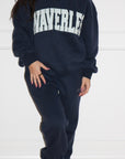 Varsity Waverles Sweats in Eclipse