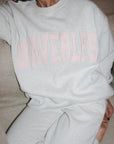 Varsity Waverles Sweats in Oat