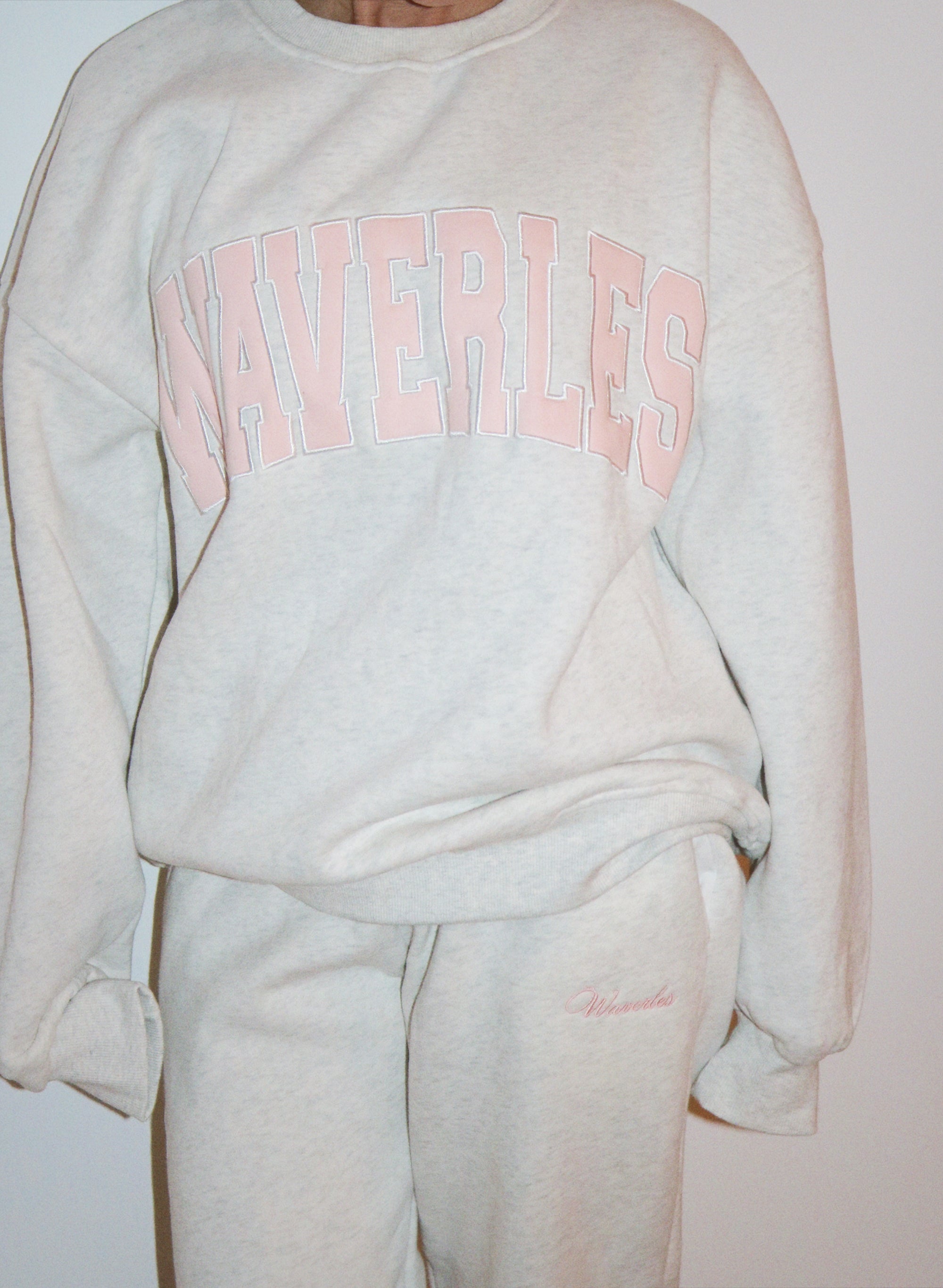 Varsity Waverles Sweats in Oat